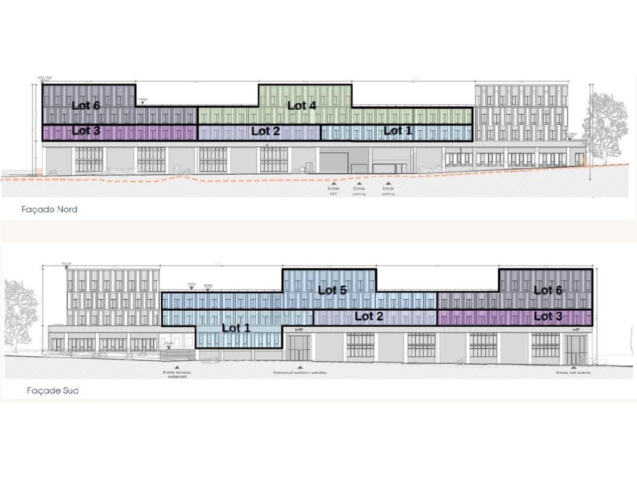 Vente bureaux 10044 m² divisibles à partir de 361 m²