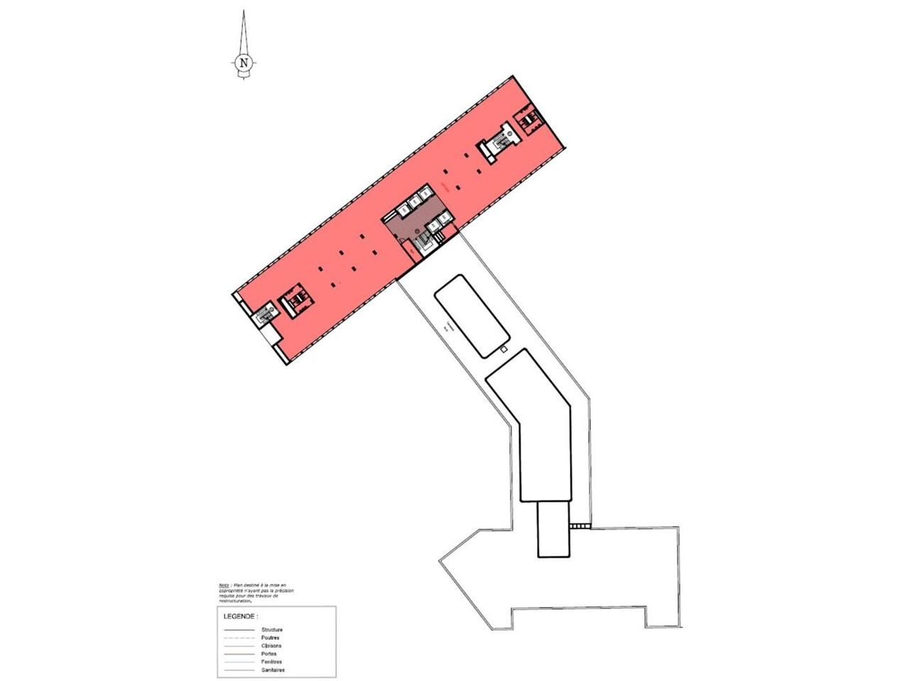 Location bureaux 1529 m² divisibles à partir de 501 m²