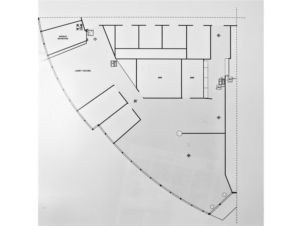 Location bureaux 352 m² non divisibles