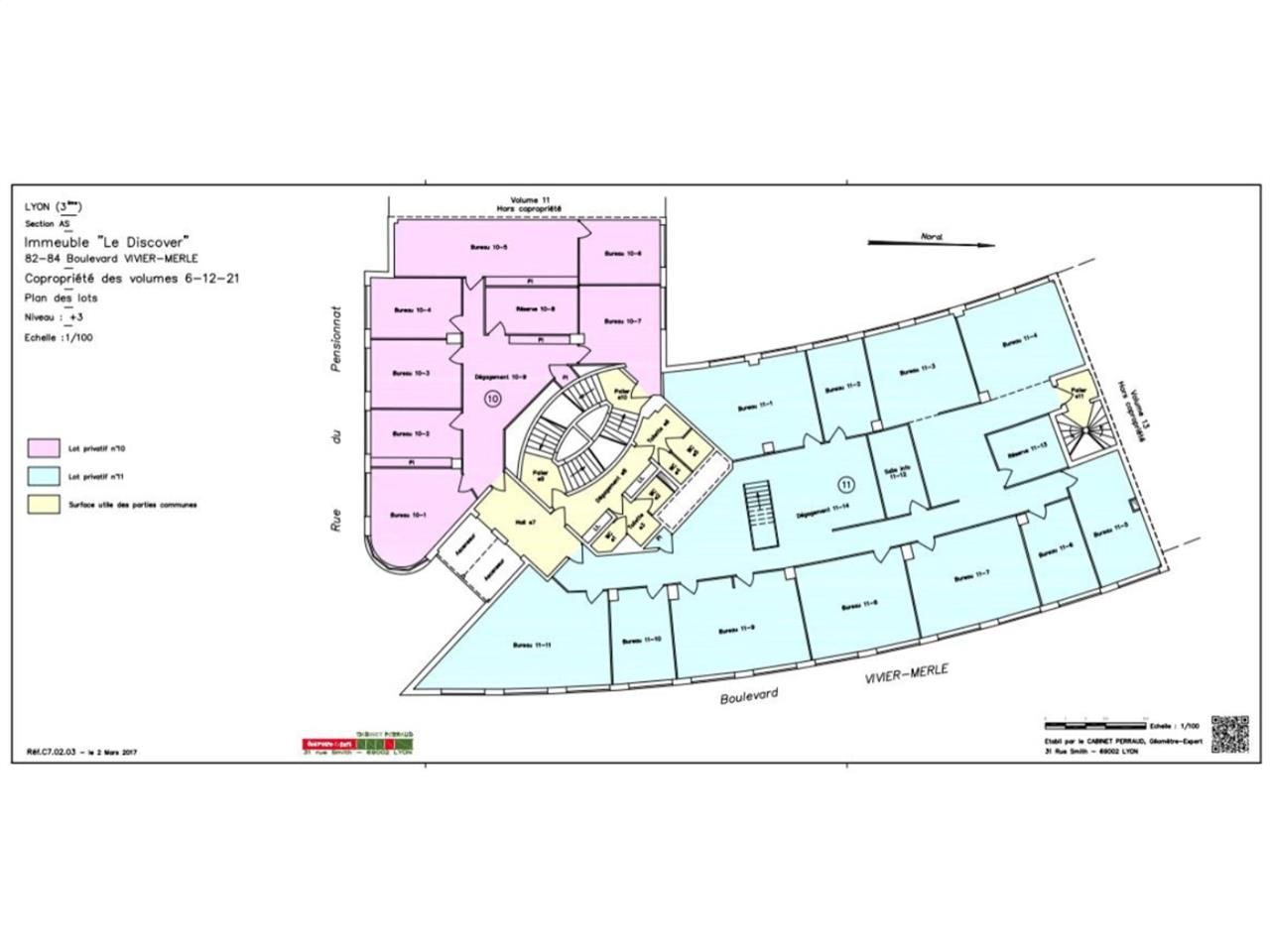 Location bureaux 424 m² non divisibles