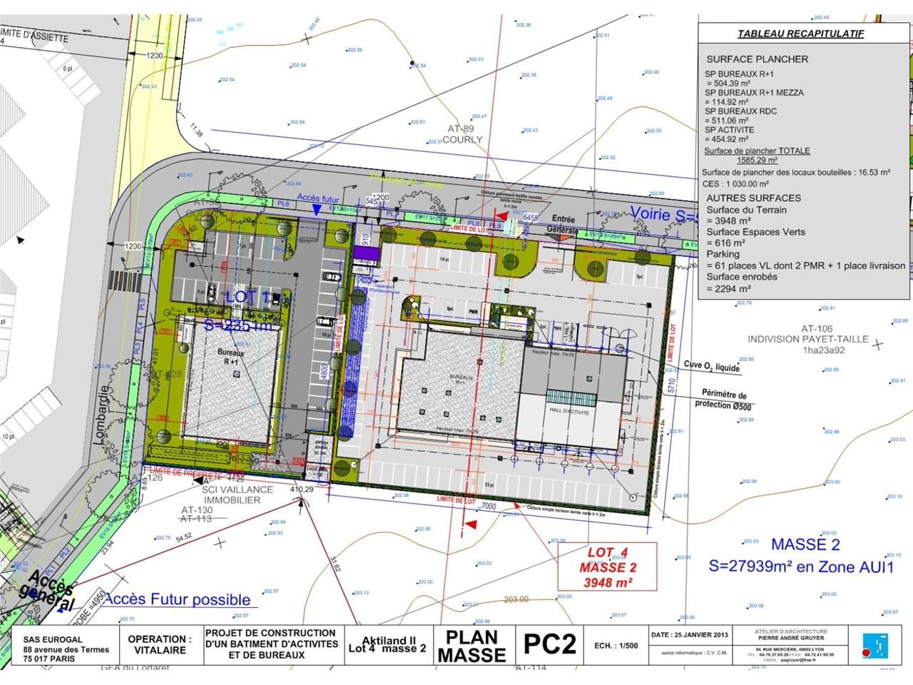 Vente entrepots 1536 m² non divisibles