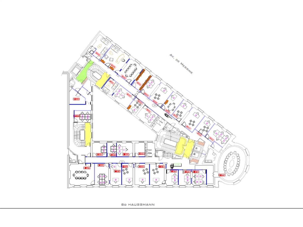 Location bureaux 868 m² non divisibles