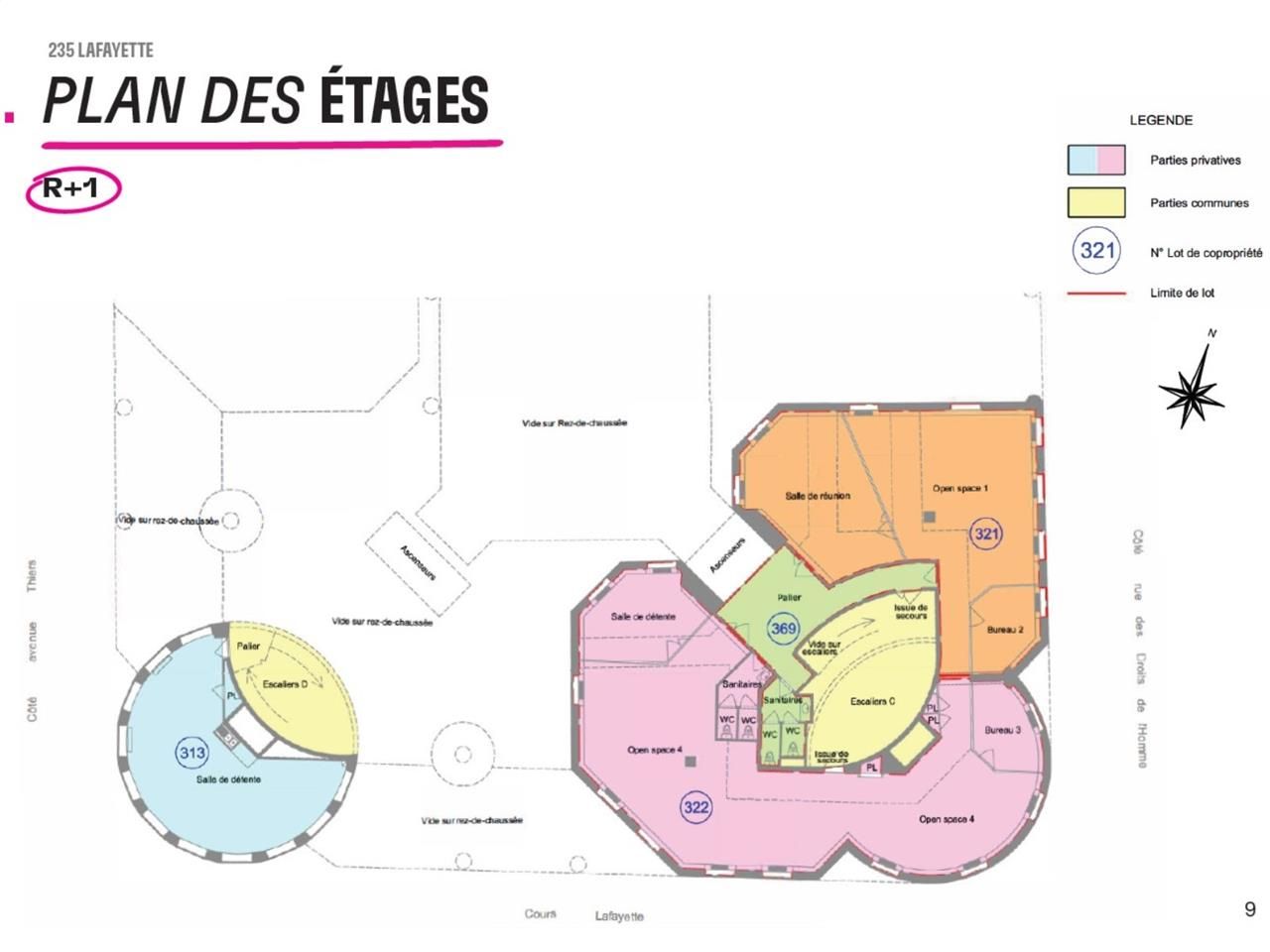 Vente bureaux 3025 m² divisibles à partir de 248 m²