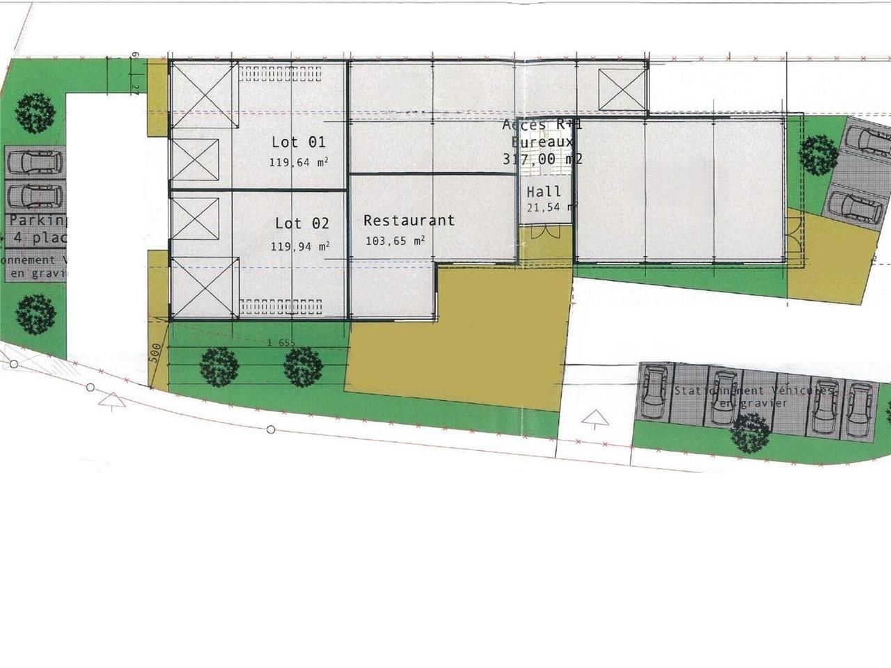 Location entrepots 384 m² divisibles à partir de 104 m²