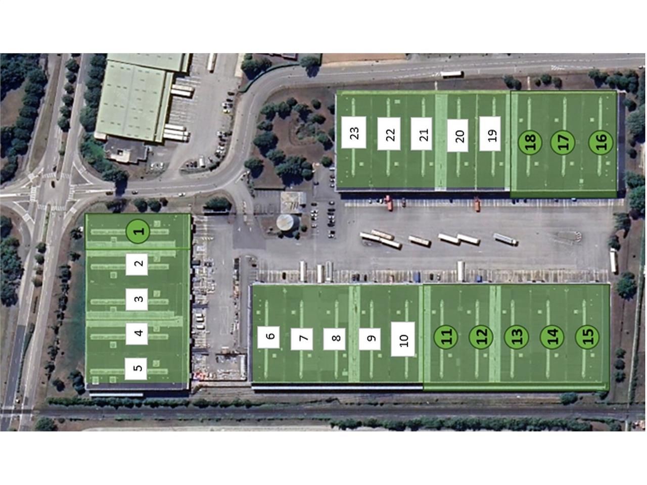 Location entrepots 12046 m² divisibles à partir de 1709 m²