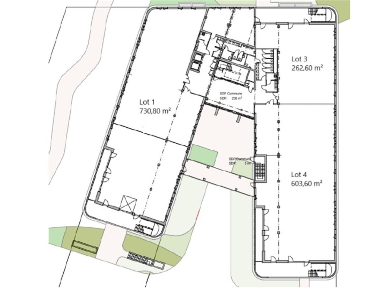 Location bureaux 4193 m² divisibles à partir de 231 m²
