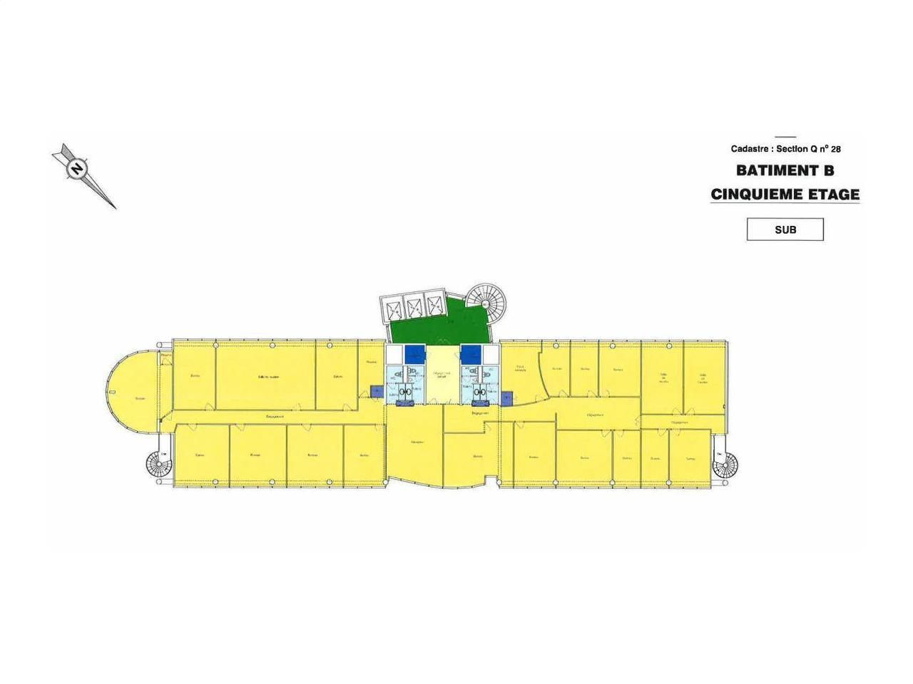 4763 m² pour ce bureaux en location à Pantin