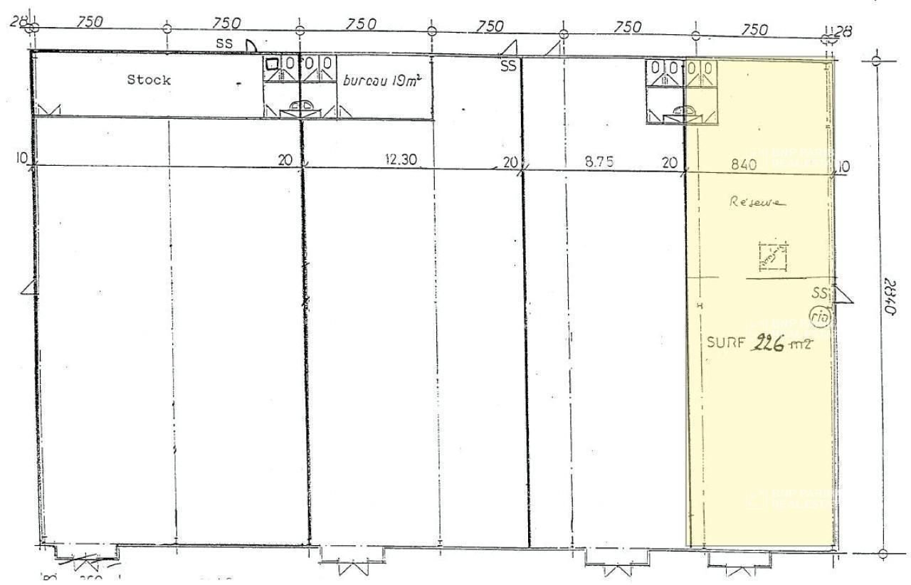 Location Local commercial 226 m² non divisibles 31200 Toulouse