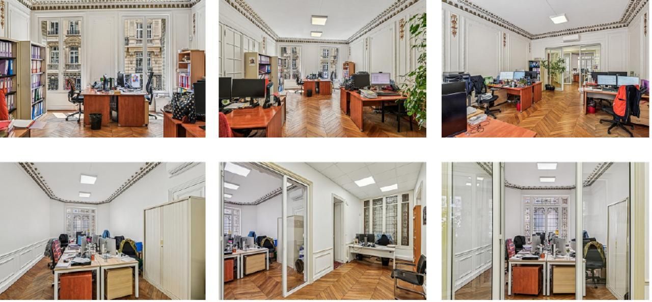 208 m² pour ce bureaux en location à Paris