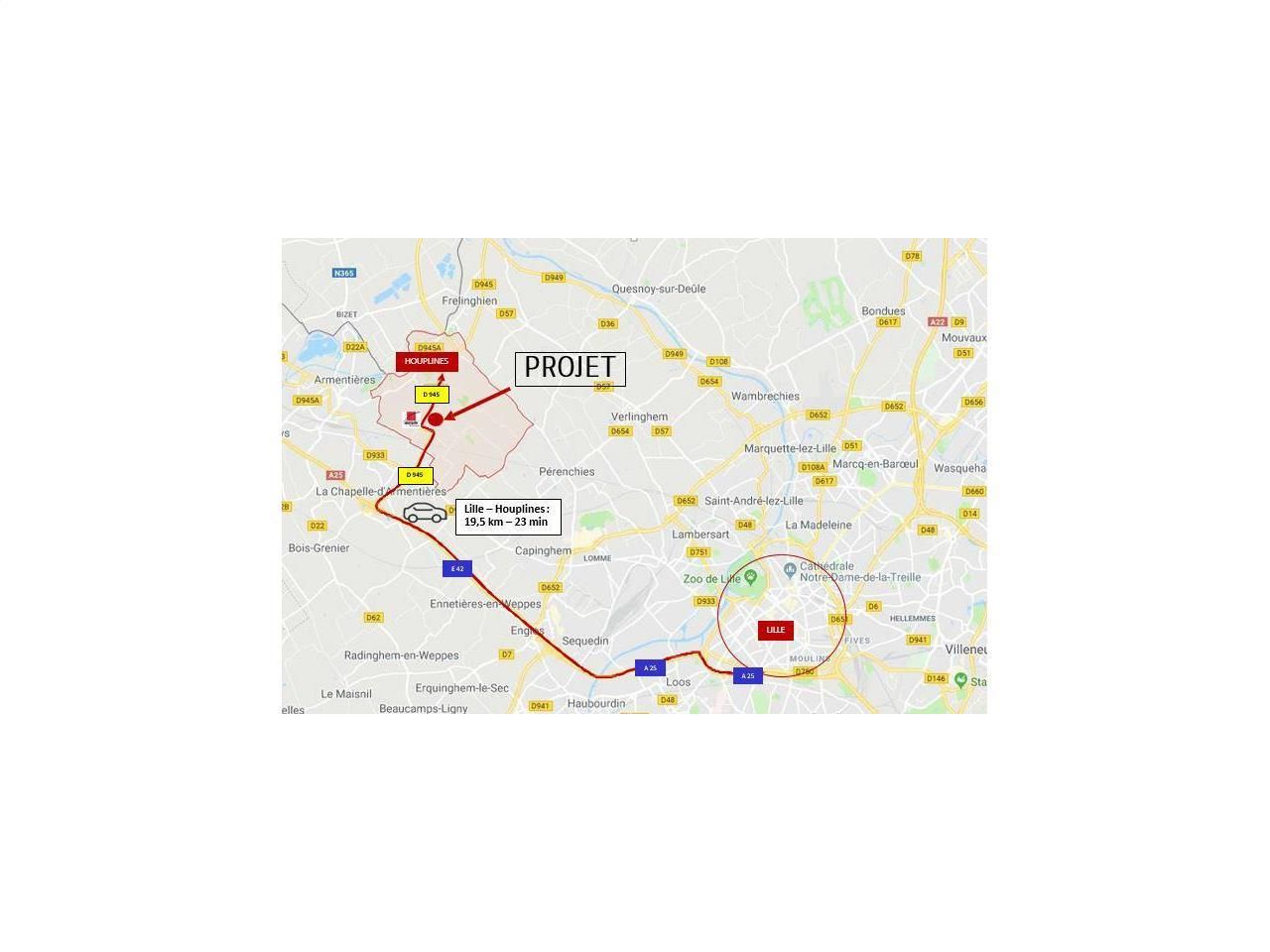 76280 m² pour cetentrepôts classe a en location à Houplines