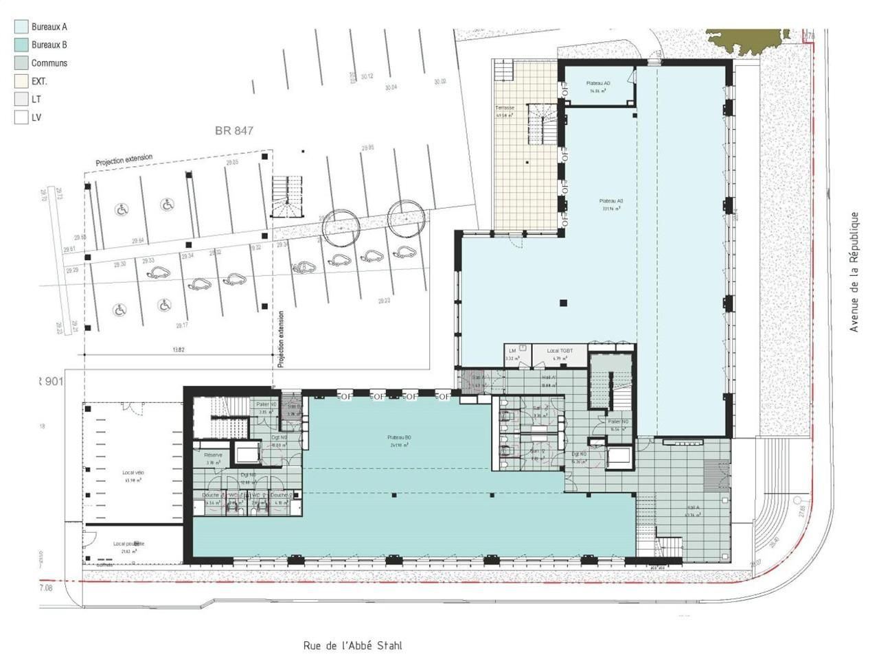 Location bureaux à Marcq-en-baroeul 59700