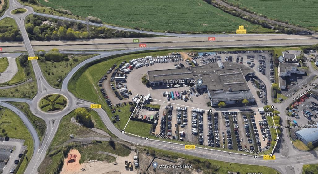 10400 m² pour ce terrains en location à La maxe