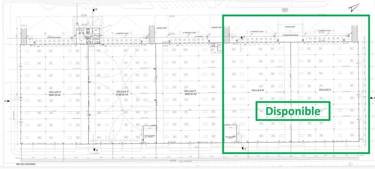 12216 m² pour cetentrepôts classe a en location à Fontaine