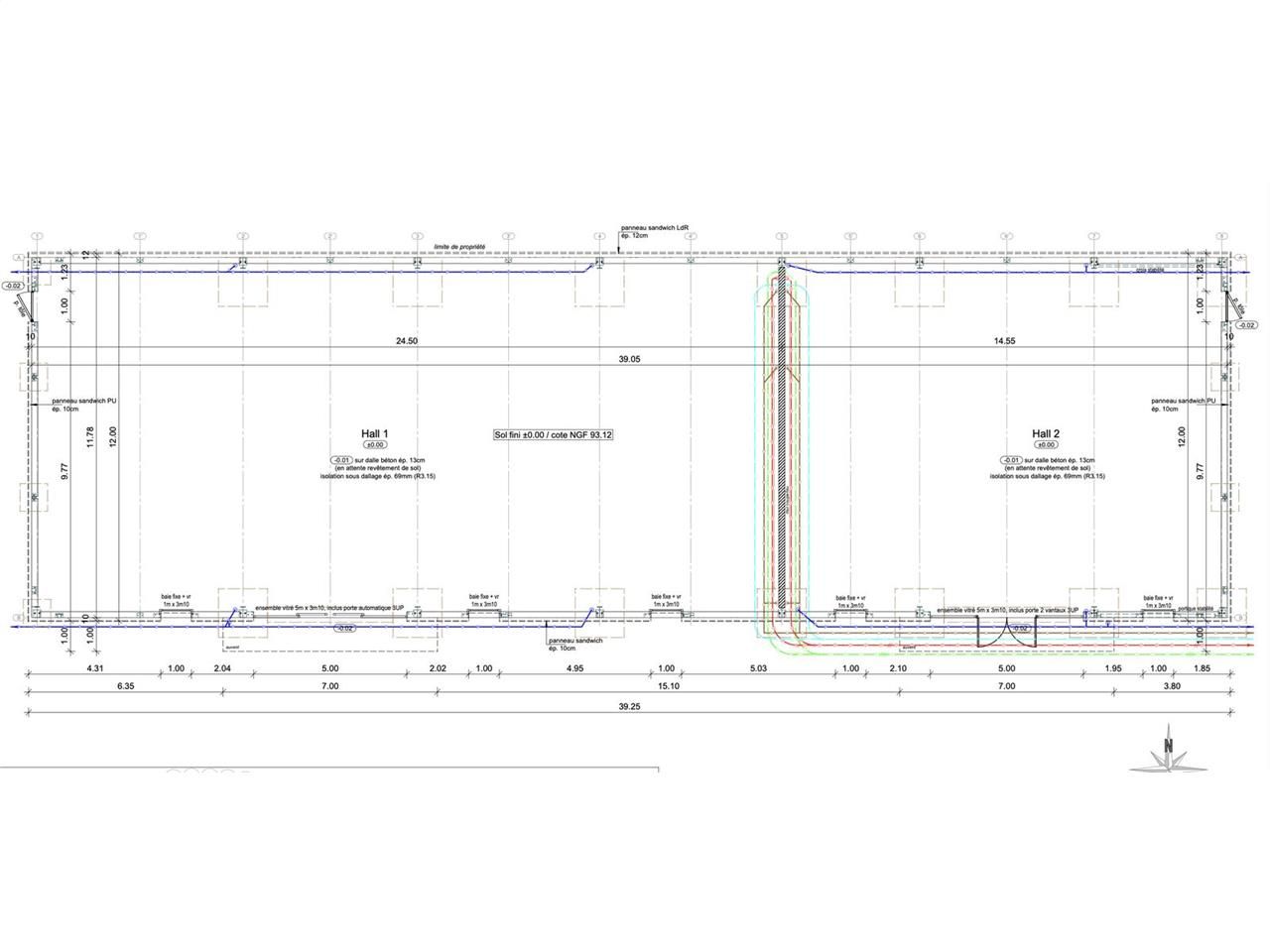 Location entrepots 175 m² non divisibles