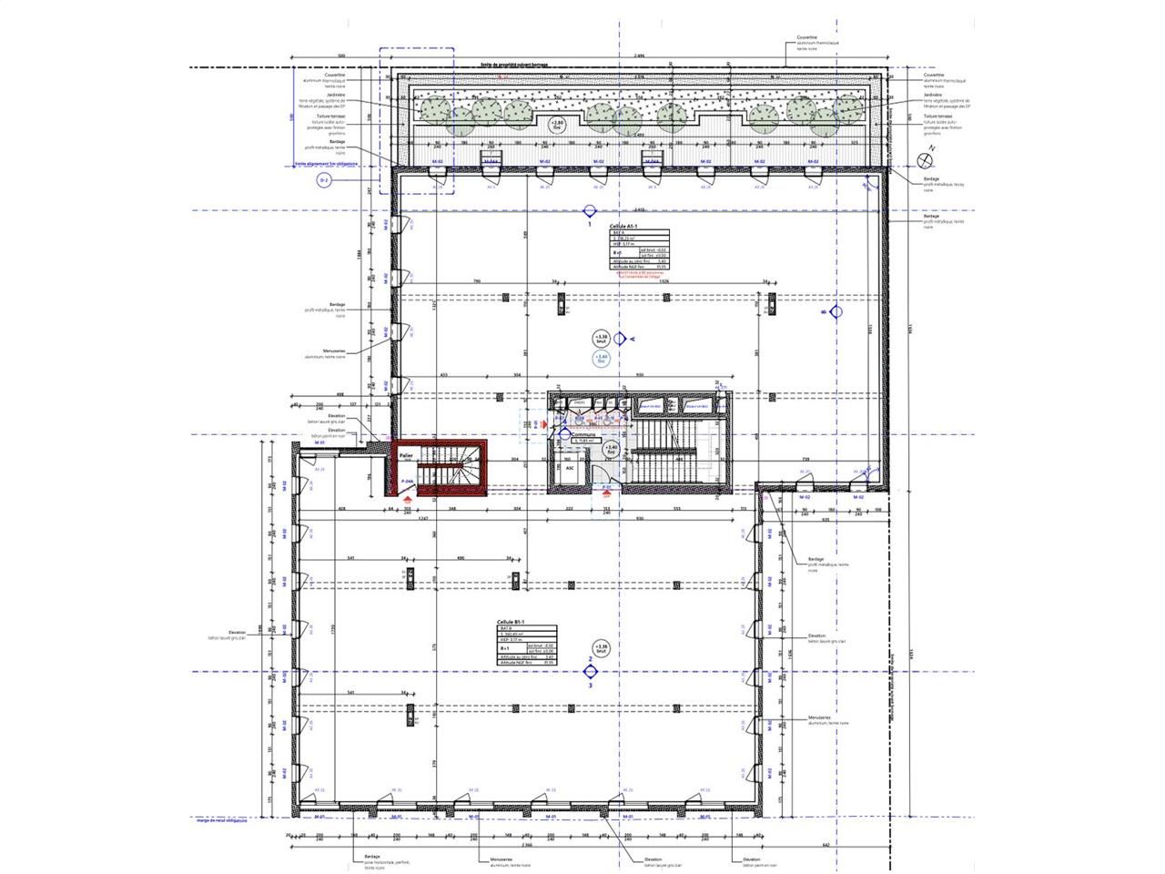 Location bureaux 1408 m² divisibles à partir de 100 m²