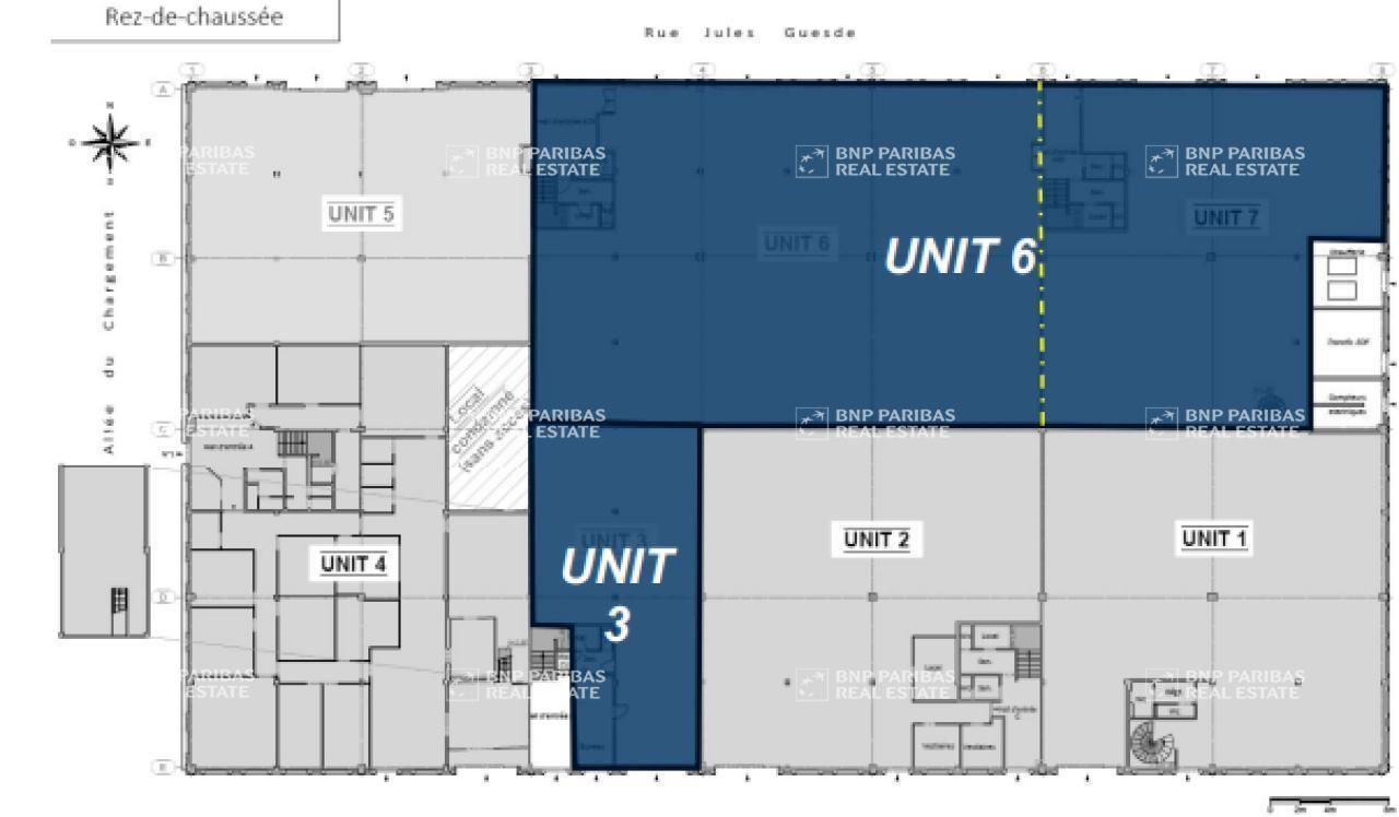 Location Activité 2049 m² divisibles 59650 Villeneuve-d'ascq