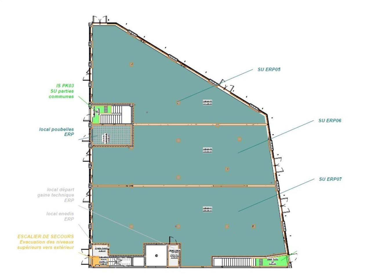 Location Bureaux 568.34 m² divisibles 59700 Marcq-en-baroeul
