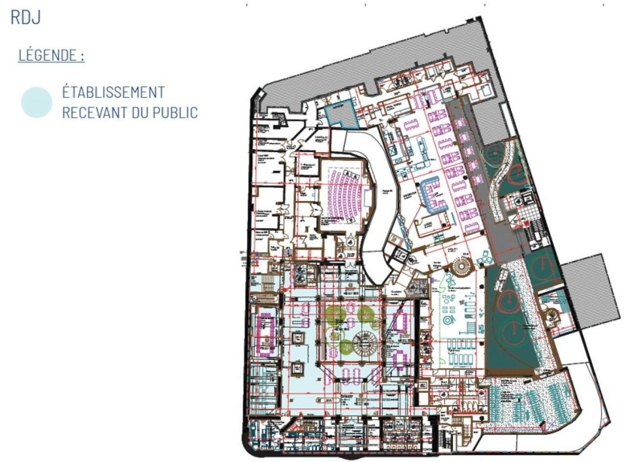 16608.2 m² pour ce bureaux en location à Paris