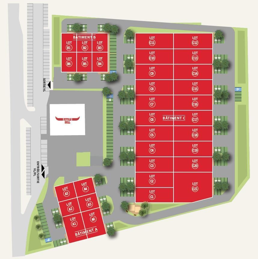 1080 m² pour ce pme-pmi en location à Avrainville