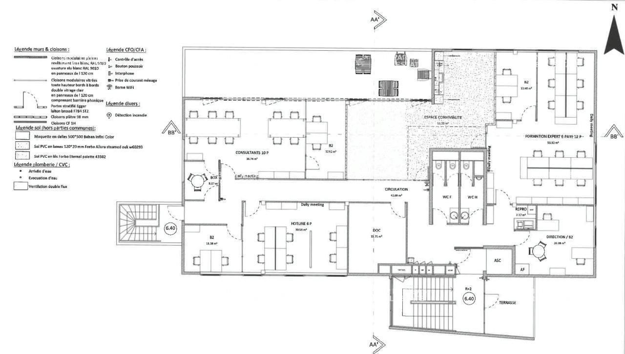 1140 m² pour ce bureaux en vente à Bordeaux