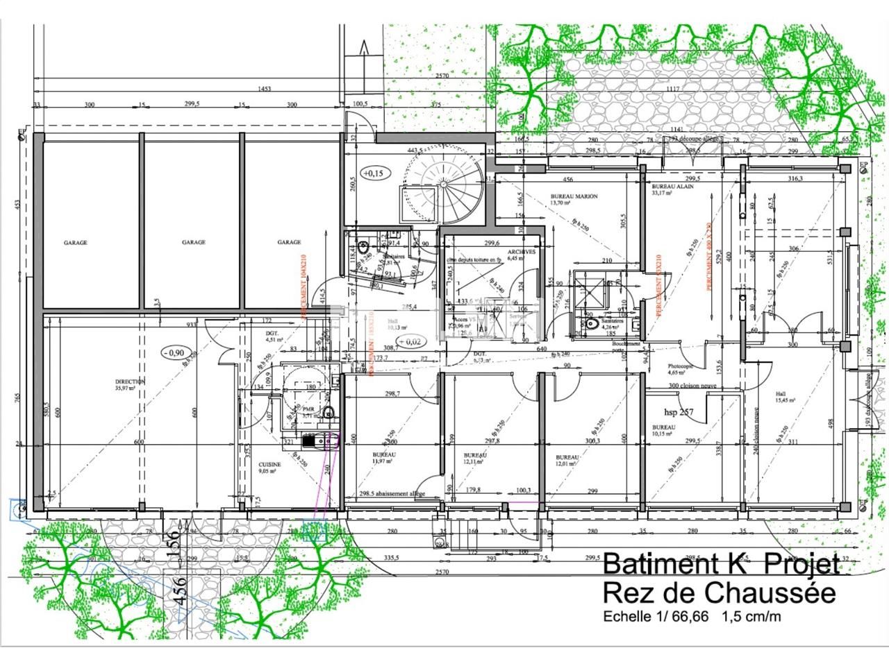 Location bureaux 862 m² divisibles à partir de 300 m²