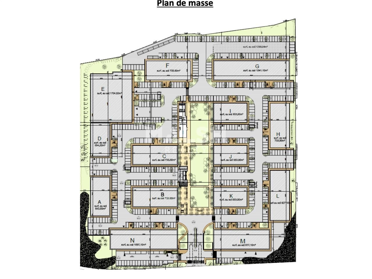Location entrepots 5396 m² divisibles à partir de 113 m²