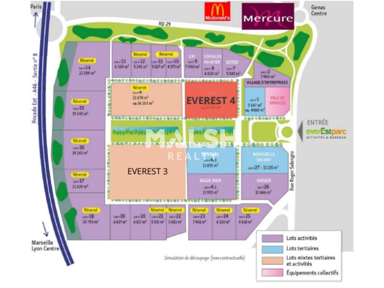 Vente bureaux 429 m² divisibles à partir de 155 m²