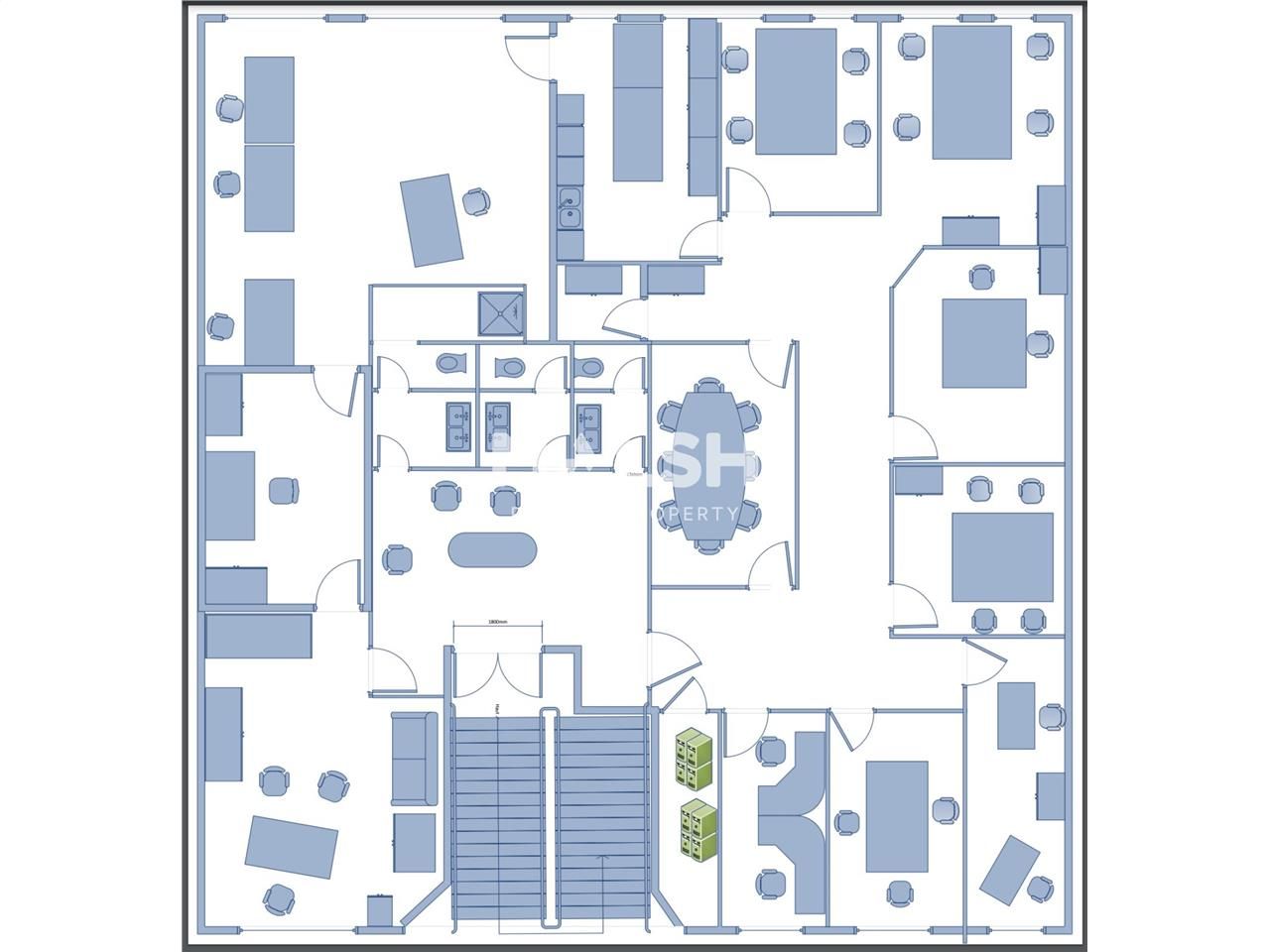 Vente bureaux 322 m² non divisibles