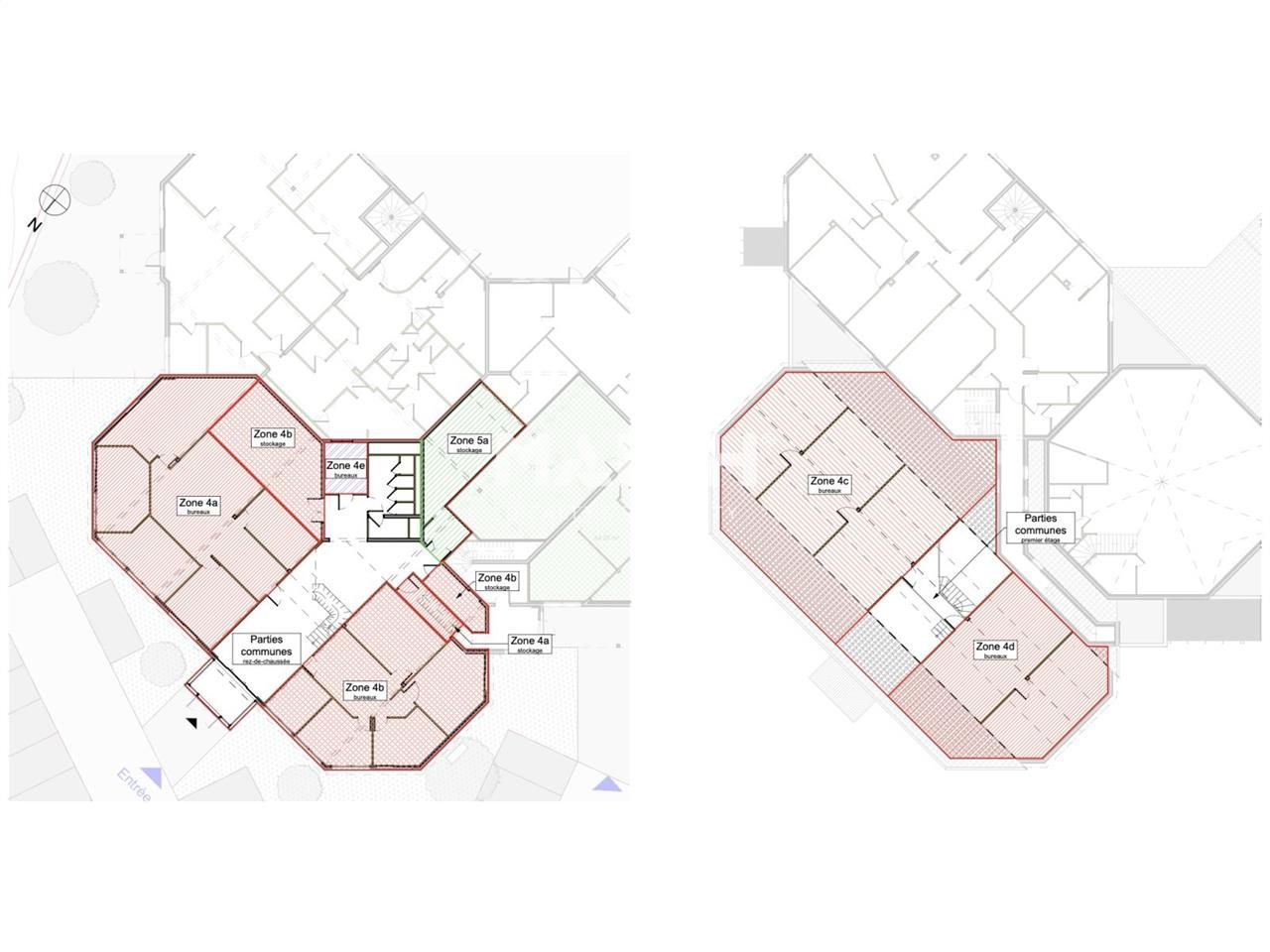 Location bureaux 444 m² divisibles à partir de 16 m²