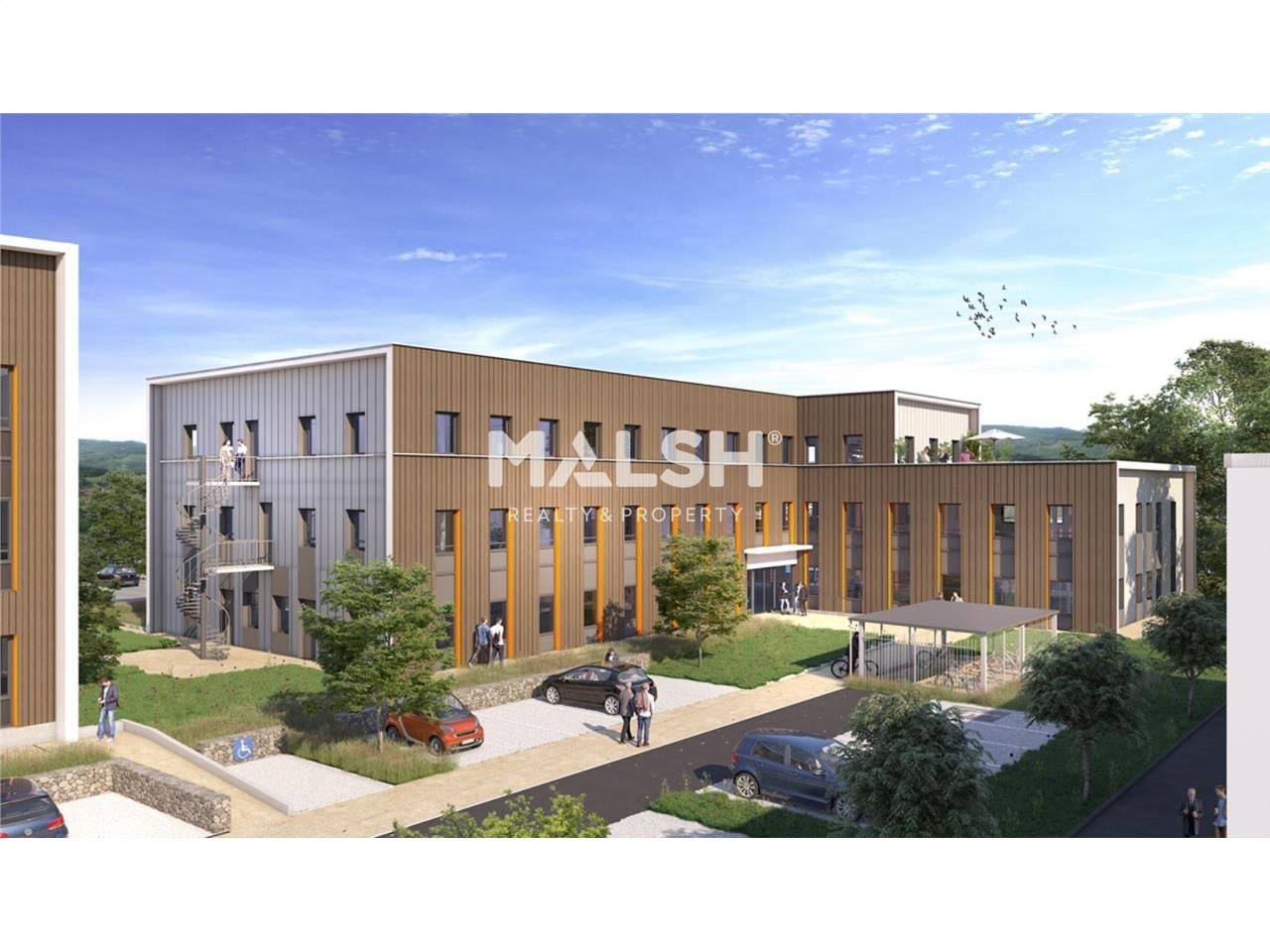 Au sein d'un réel Business Village mêlant activit