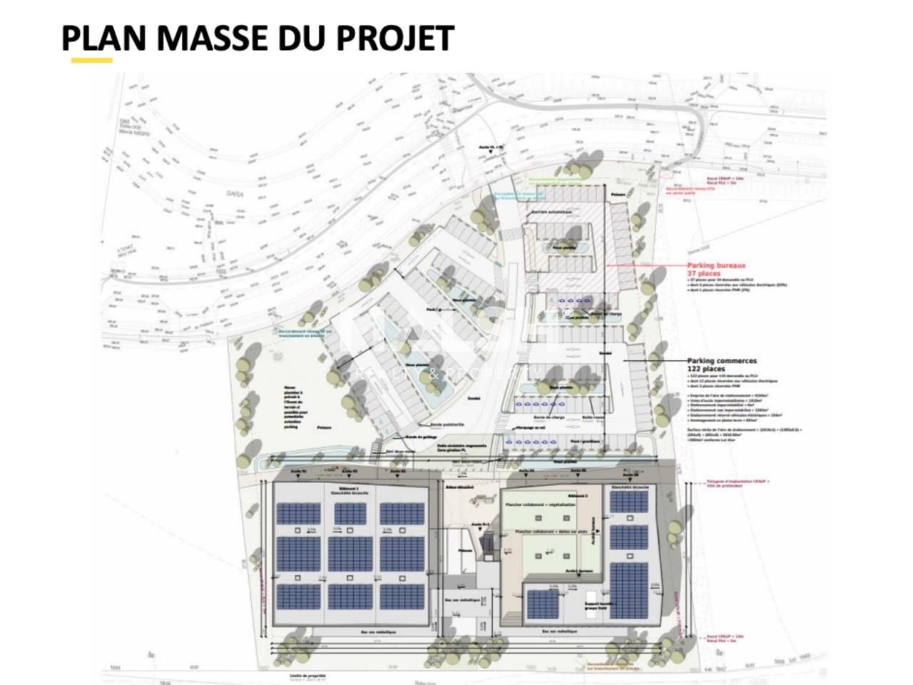 Vente bureaux 908 m² divisibles à partir de 142 m²