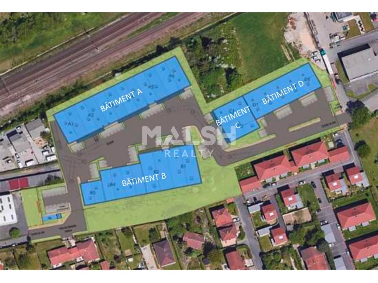 Vente entrepots 3986 m² divisibles à partir de 149 m²