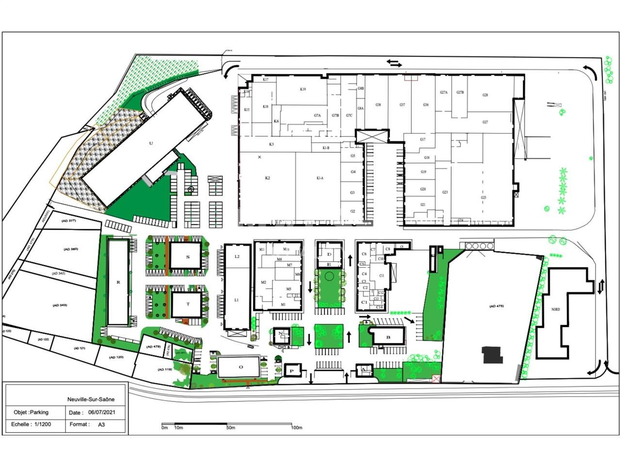 Location bureaux 678 m² divisibles à partir de 138 m²