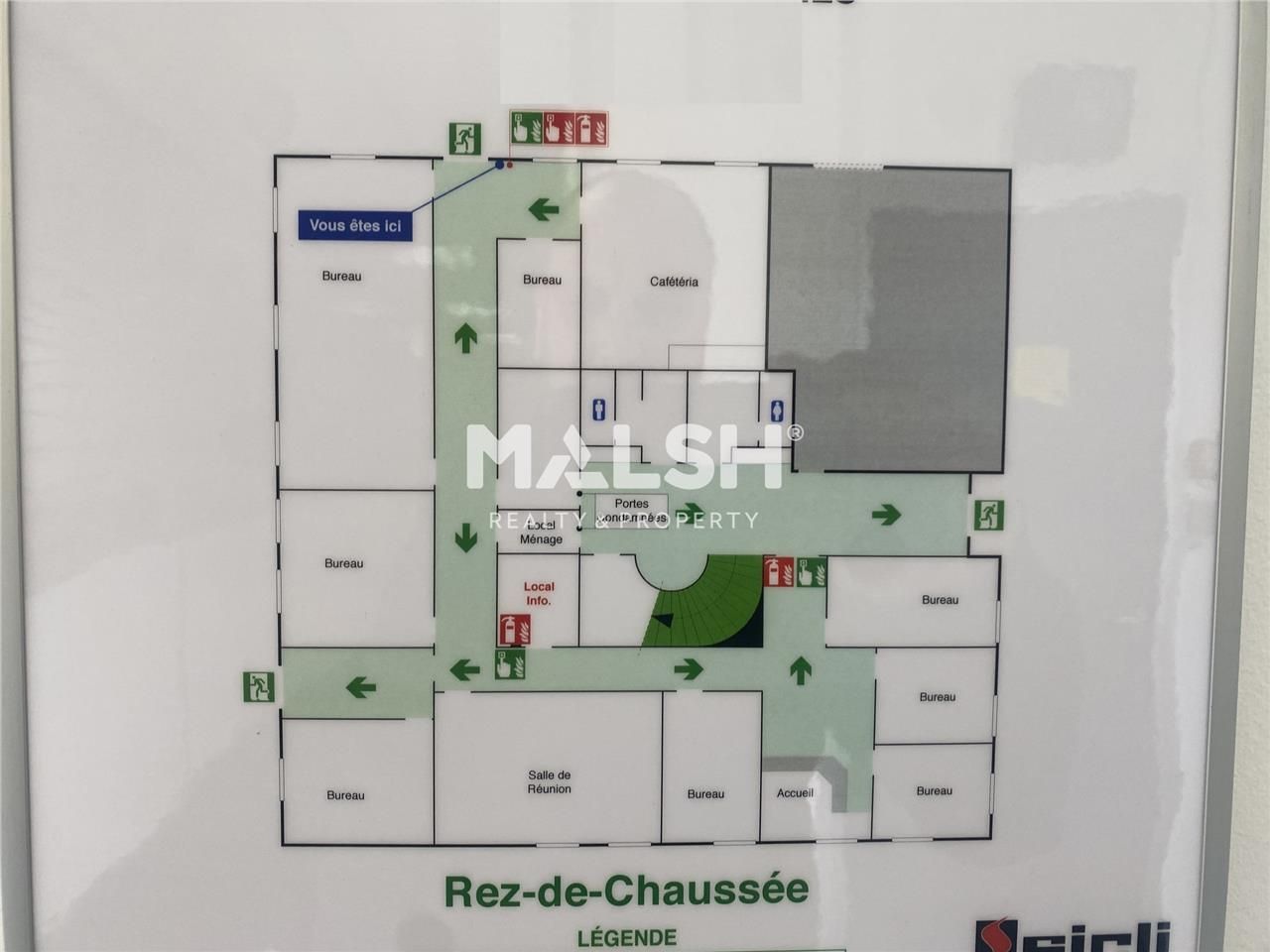 Location bureaux 708 m² divisibles à partir de 327 m²
