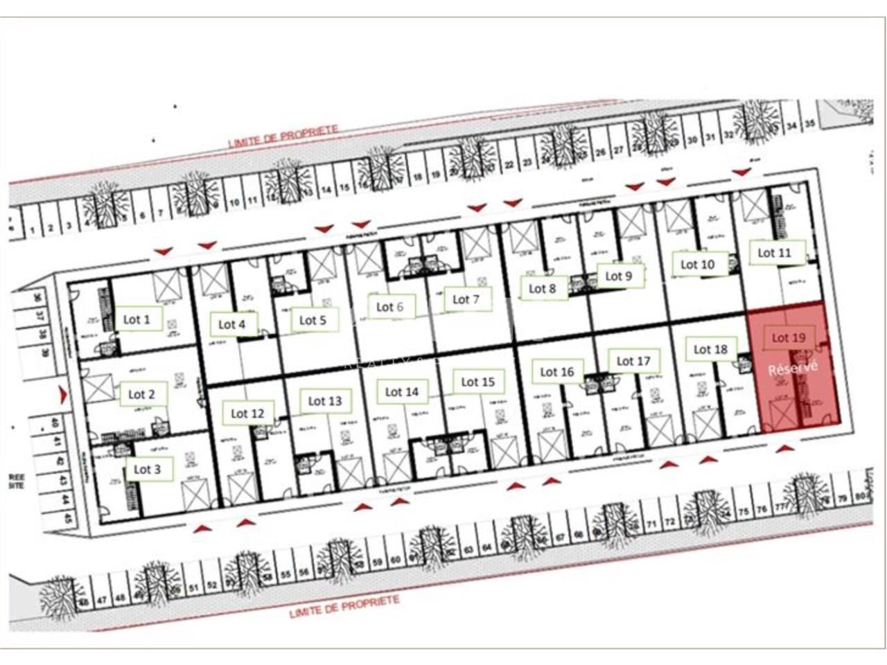 Location entrepots 214 m² non divisibles