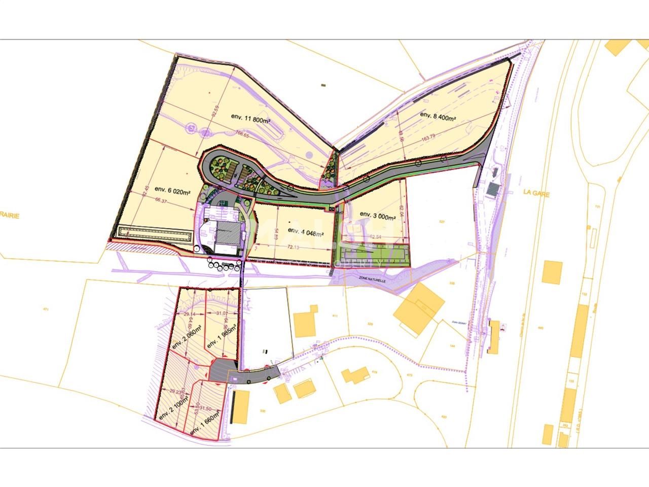 Vente terrain 41073 m² divisibles à partir de 1660 m²