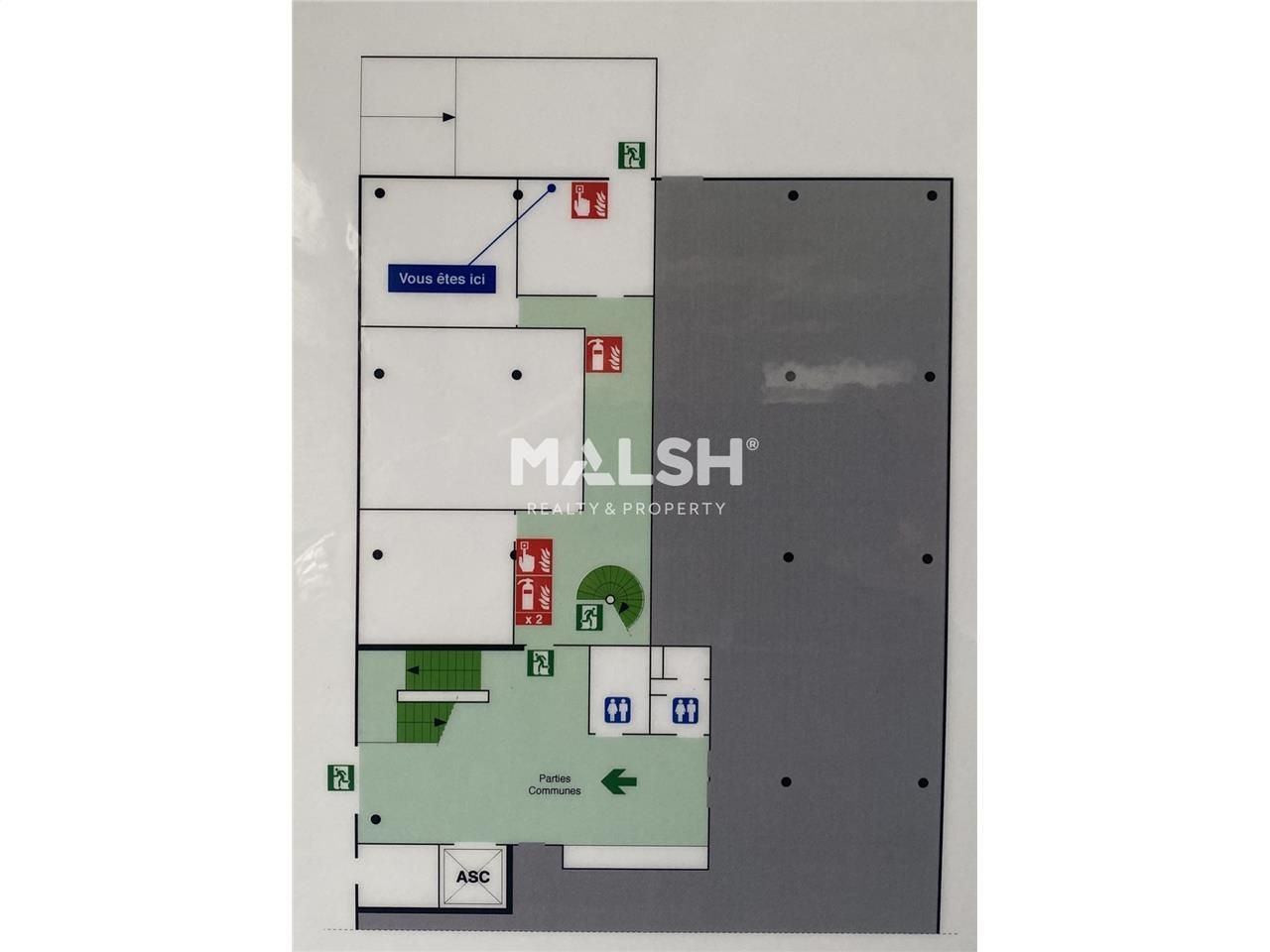 Location bureaux 717 m² divisibles à partir de 129 m²
