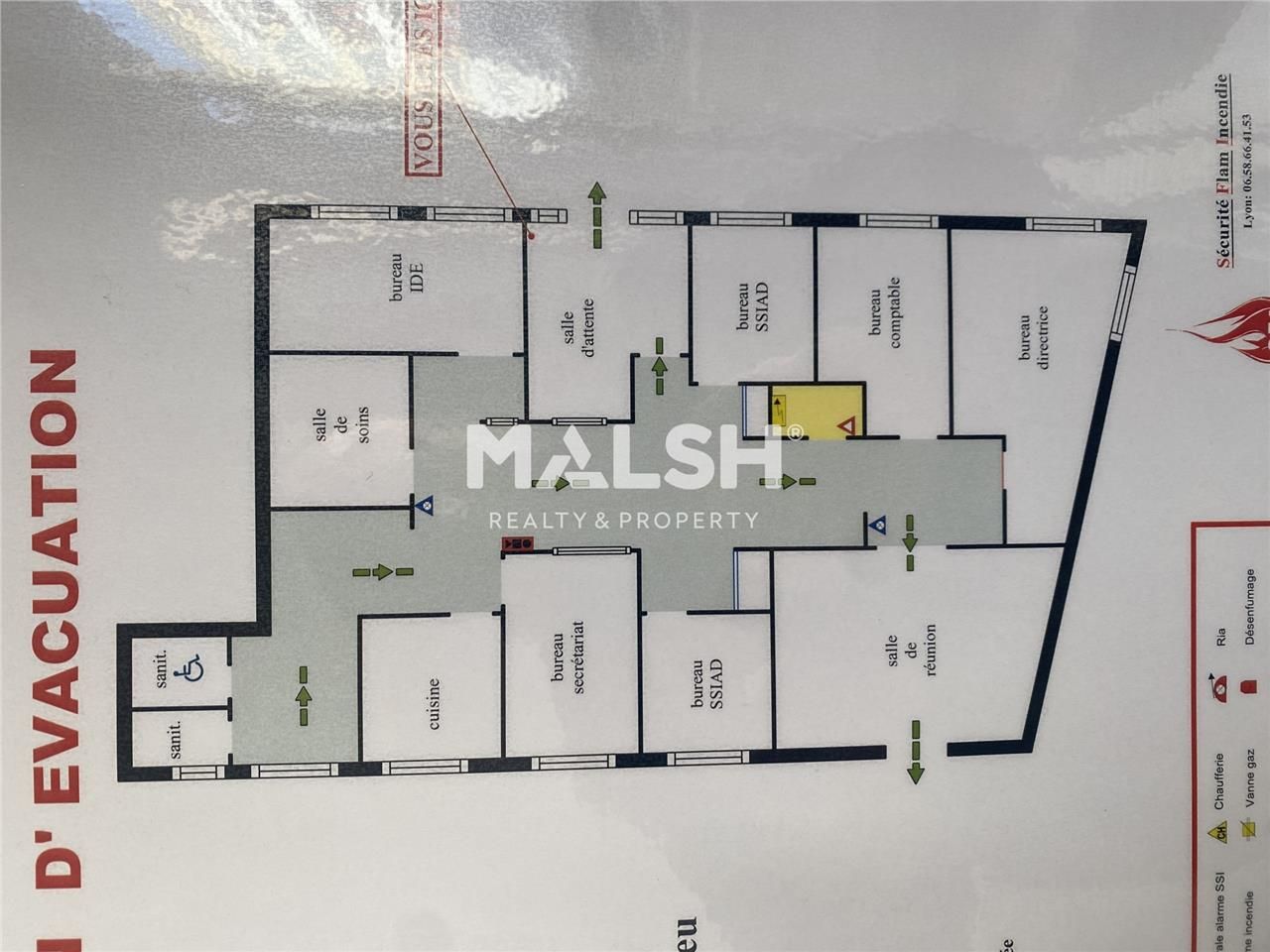 Location bureaux 387 m² divisibles à partir de 175 m²