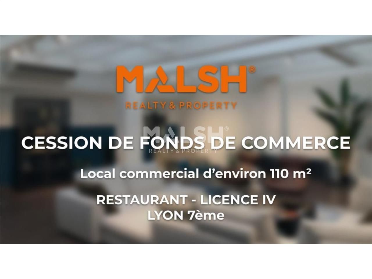 Nous vous proposons un fonds de commerce à céder,
