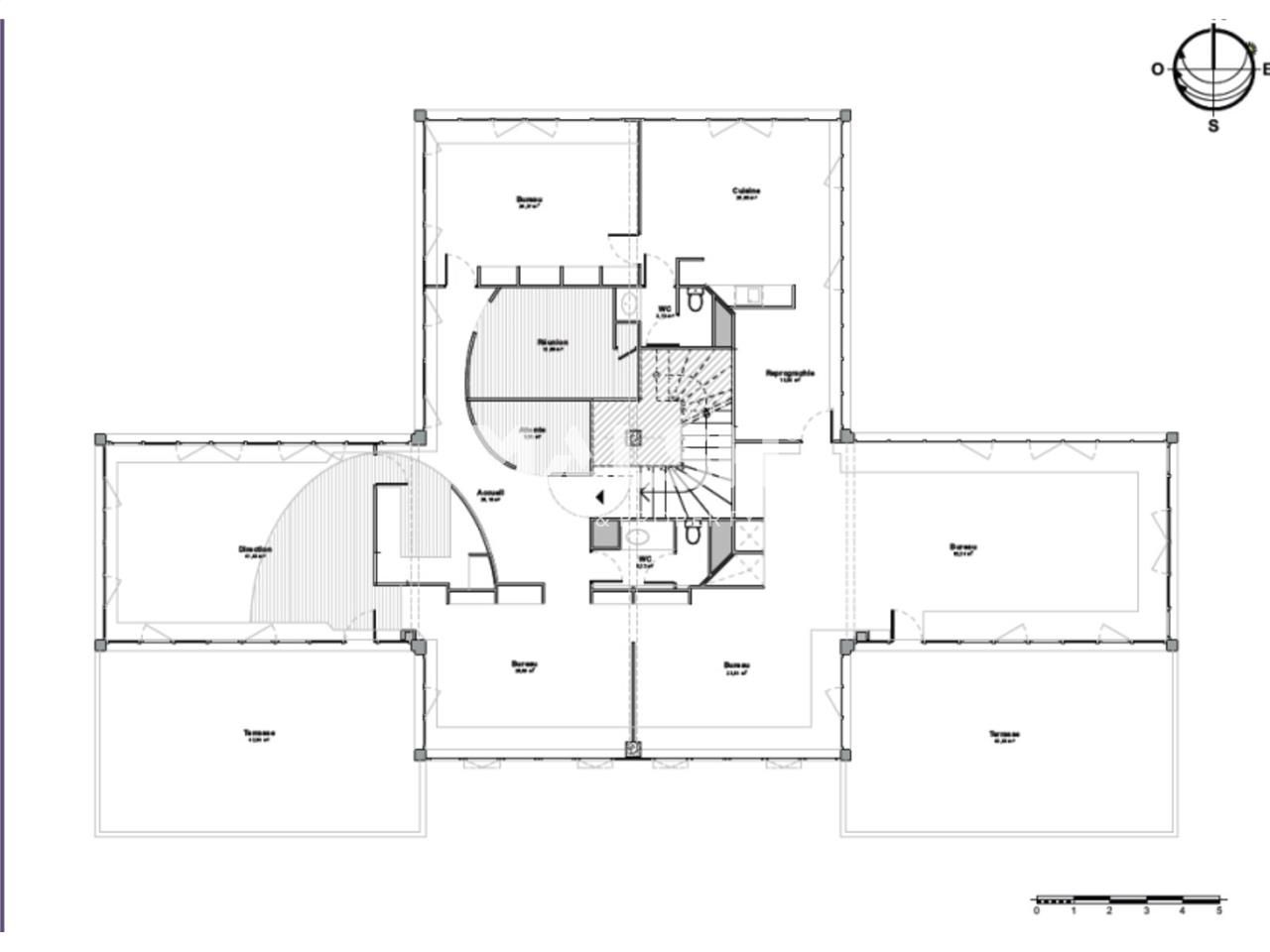Vente bureaux 315 m² non divisibles