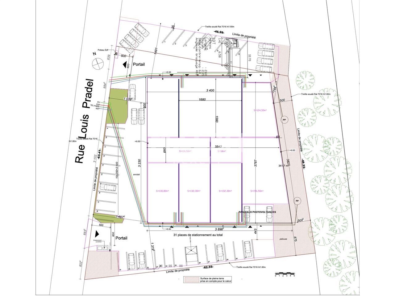 Location entrepots 1150 m² divisibles à partir de 150 m²