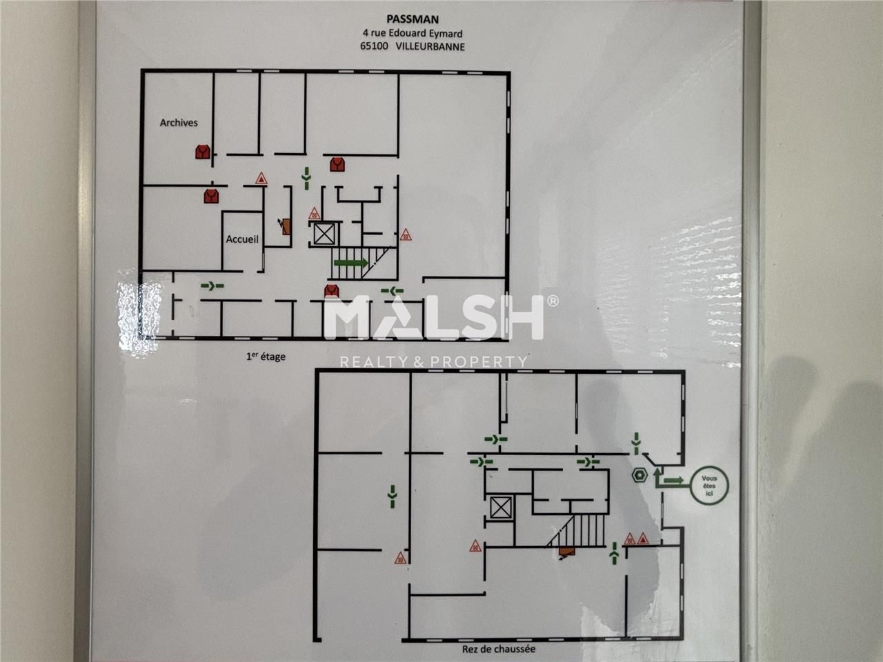 Vente bureaux 730 m² non divisibles