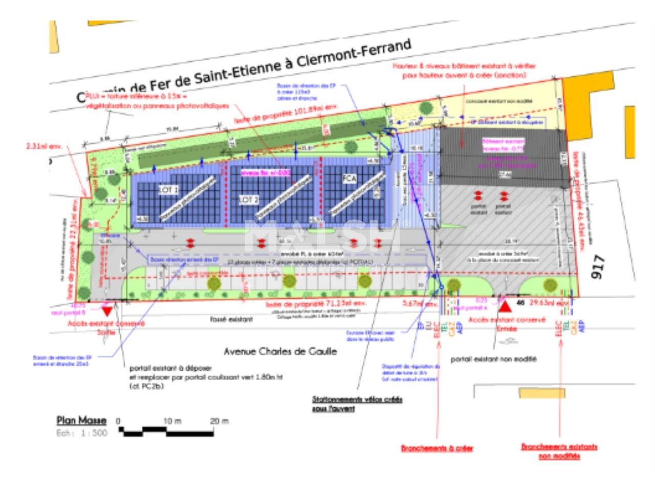 Location entrepots 743 m² divisibles à partir de 215 m²
