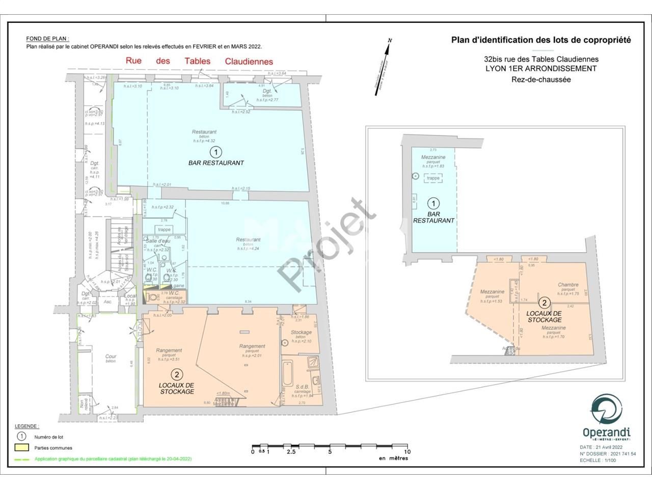 Location locaux commerciaux 242 m² divisibles à partir de 171 m²
