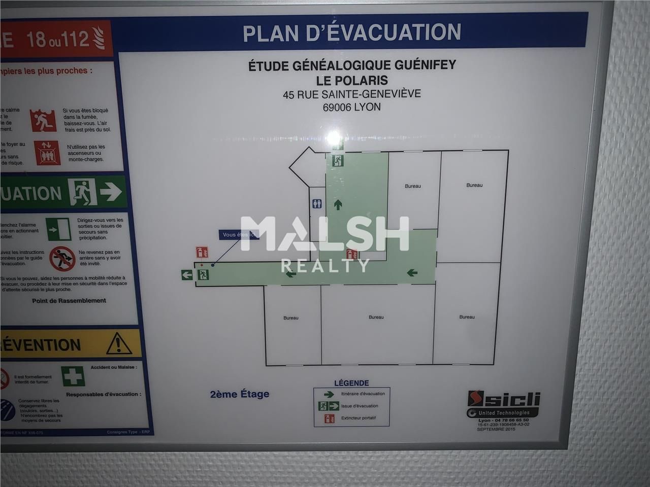Vente bureaux 123 m² non divisibles