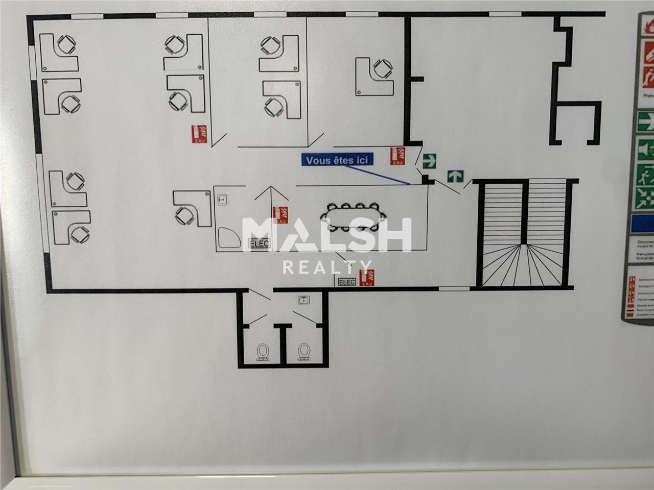 Location bureaux 140 m² non divisibles