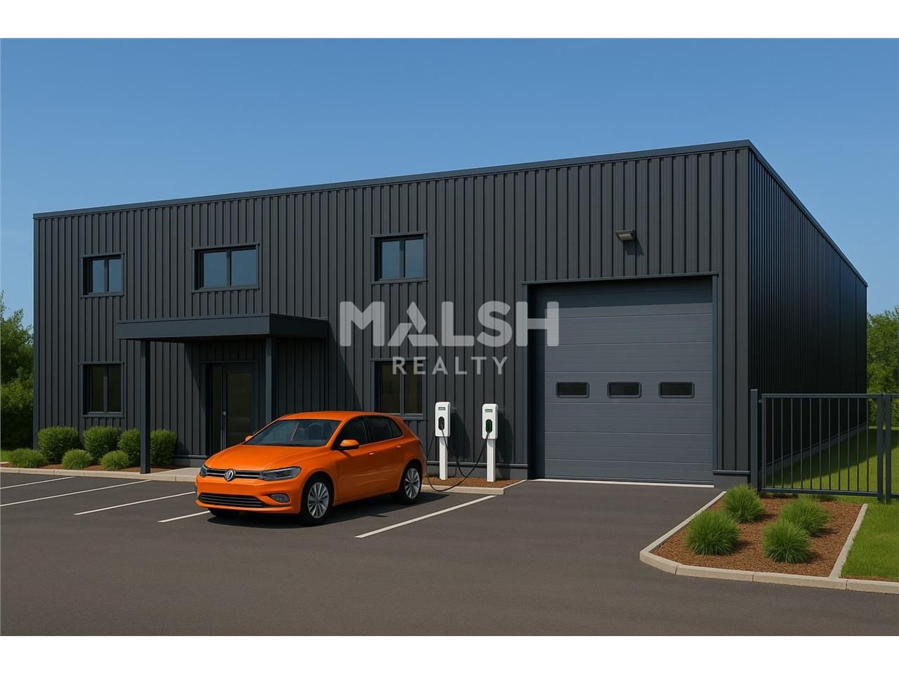 A proximité immédiate de l'autoroute A6 à Villefr