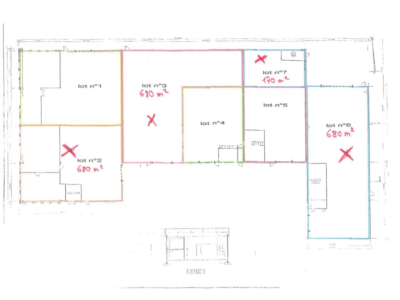 Location entrepots 2480 m² divisibles à partir de 160 m²