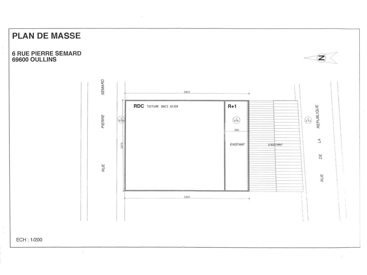 Location locaux commerciaux 1000 m² divisibles à partir de 500 m²