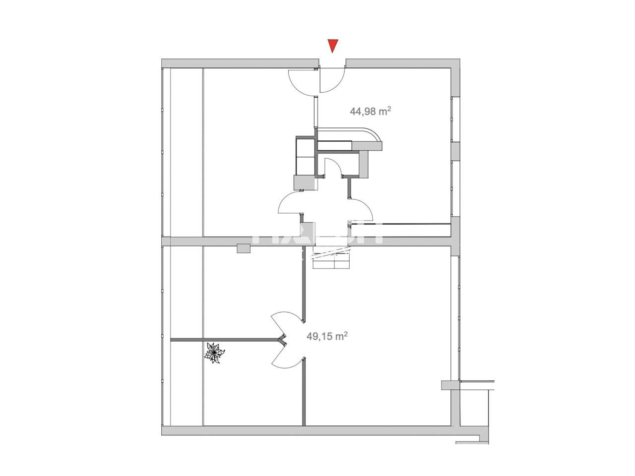 Location bureaux 105 m² non divisibles